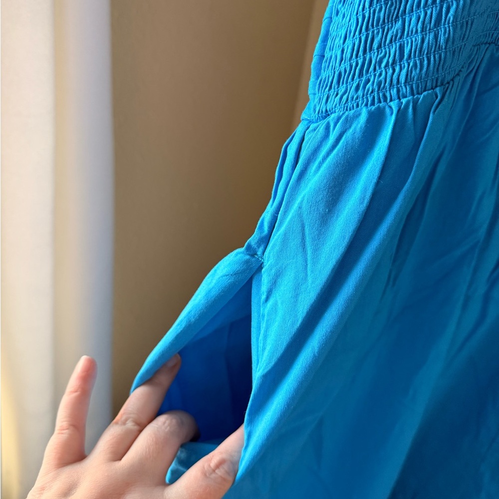 Terra & Sky Vibrant Blue Dress - Picture 4 of 4